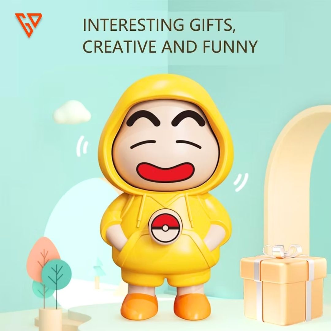 Shinchan Rotating Face Keyring