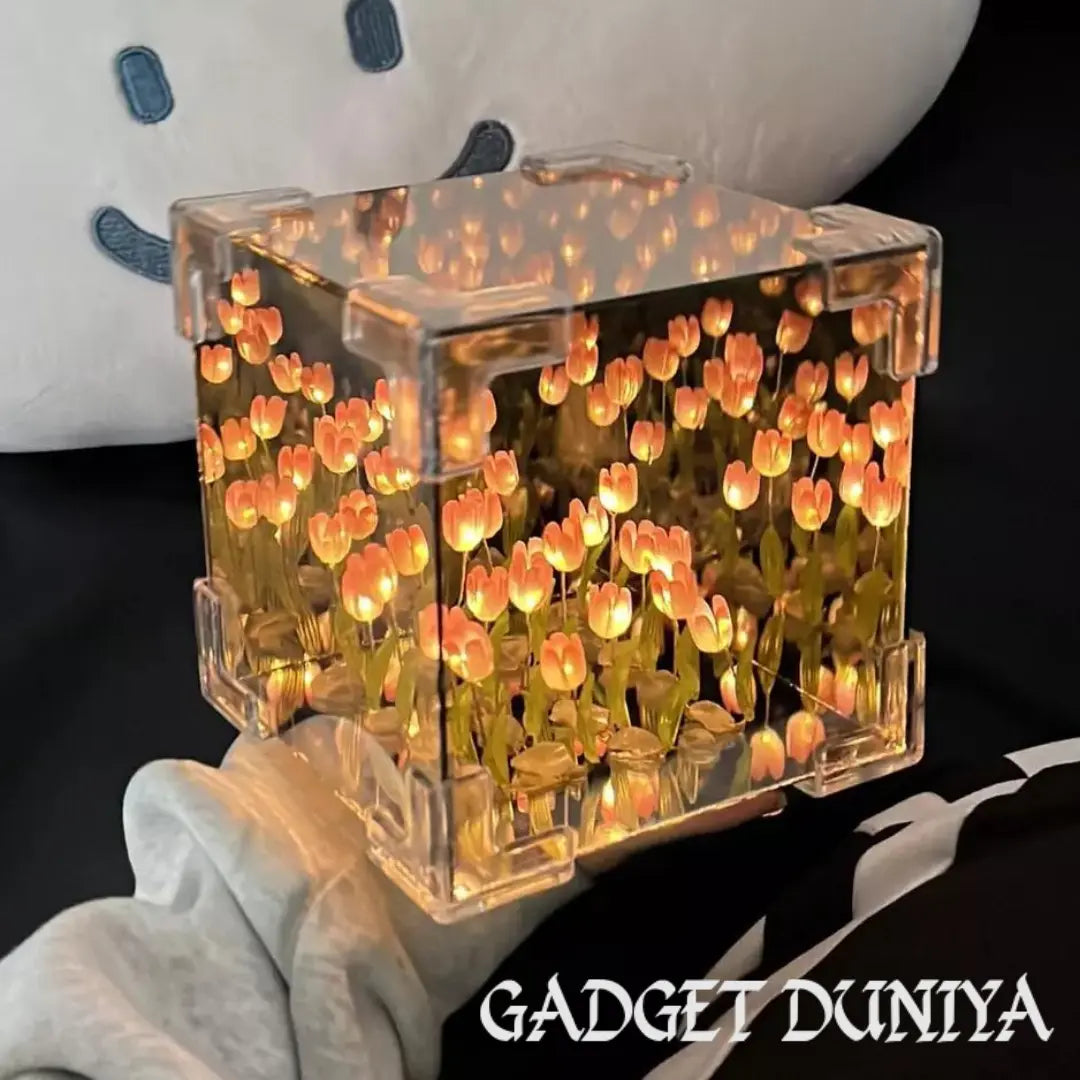 G-Dyn Tulip Mirror Cube Lamp